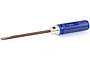 HSP Blue Aluminium 5.0mm Flat Head Screwdriver H295350