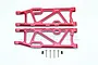 GPM Red Aluminium ARRMA Kraton, Talion & Outcast Rear Lower Suspension Arms 2Pcs MAK056-R