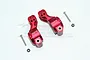 GPM Red Aluminium ARRMA Senton Rear Hubs 2Pcs MAS022-R