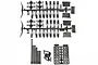 Axial SCX10 II Grey Aluminium Front Links Set AX31465
