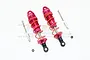 GPM Red Aluminium ARRMA Senton Complete 100mm Adjustable Shocks w/ Mounting Hardware MAS100F-R-OR-BEBK