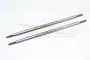 Two GPM Racing stainless steel rear upper suspension turnbuckles for an RC car, shown against a white background.