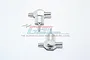 GPM UDR Silver Aluminium Spare Tyre Locking Nut 2Pcs UDR005-S