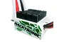 Yeah Racing Hacktronic-C 120A brushless sensored ESC with a white casing, black heatsink, and green branding.