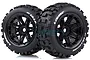Louise 4.7/5.5" ST-Ulldoze Tyres on Black Spoke Rims - Beadlocked Wheels 2Pcs L-T3288B