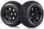 Louise 4.7/5.5" ST-Viper Tyres on Black Spoke Rims - Beadlocked Wheels 2Pcs L-T3289B