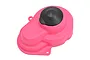 RPM pink sealed gear cover for Traxxas 2WD RC vehicles with a black rubber access plug.
