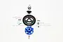 GPM Hardened Steel 56T 32dp/0.8Mod Spur Gear & 16T Pinion w/ Blue Aluminium Slipper Adapter SLA155616TLG-B