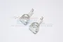 GPM Silver Aluminium Traxxas Rustler VXL Steering Hubs 2Pcs RUS021-S