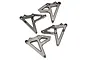 Traxxas UDR Satin Chrome Rear Left & Right Shock Mount 2Pcs 8538X