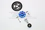 GPM Hardened Steel 56T 32dp/0.8Mod Spur Gear & 18T Pinion w/ Blue Aluminium Slipper Adapter SLA155618TLG-B