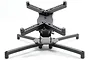 RPM Pit Pro Extreme RC work stand in black, featuring an adjustable X-shaped top platform and a wide four-legged base for stability.