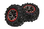 Xinlehong 2.6/2.8" Sprint 9125 Off Road Tyres on Grey Rims - Wheels 2Pcs 25-ZJ02