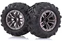 Xinlehong 1.9/2.2" Spirit 9130 Off Road Tyres on Grey Rims - Wheels 2Pcs 30-ZJ02