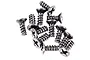 Xinlehong 2.6x6mm Coarse Thread Countersunk Head Screws 10Pcs 30-LS04