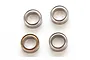 Xinlehong 8x13x3.5mm Steel Shielded Ball Bearings 4Pcs 30-WJ10
