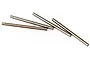 Four silver metal suspension arm pins for Xinlehong RC cars arranged on a white background.