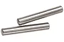 Two small, cylindrical metal pins for RC car repair, shown against a plain white background.