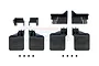GPM Black Polyurethane TRX-4 Front & Rear Mud Flap Set TRX4ZSP16-BK