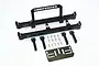 GPM Black Aluminium TRX-4 Front & Rear Bumper w/ Winch Mount Plate TRX4330FRB-BK