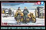 Tamiya 1/48 German Luftwaffe Crew w/ Kettenkraftrad Scaled Plastic Model Kit 32412