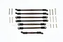 GPM Spring Steel TRX-4 Complete Turnbuckle Set 7Pcs Set TRX4160ST-OC-BEBK