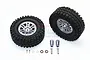 GPM Gunmetal Aluminium TRX-4 +23mm Hex Adapter Widener Set w/ Off Road Wheels 2Pcs TRX4689/23MM-GS