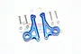 GPM Blue Aluminium E-Revo 2.0 Front Suspension Rocker Arm 2Pcs ER2027F-B
