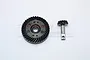 GPM E-Revo Hardened Steel Spiral Crown & Pinion Differential Gears ER1337TS-BK
