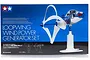 Tamiya Loopwing Wind Power Generator Set box showing the assembled educational model kit with white blades and a blue and white base.