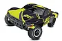 Traxxas Slash Valentino Rossi Edition RC short course truck with black and neon yellow livery featuring the number 46.