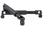 Two black telescopic RC drive shafts with universal joints, positioned against a white background.