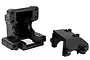 Two black plastic HSP front gear box case components shown against a white background.