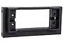 A black plastic HSP servo mount plate for RC vehicles, shown against a white background.