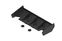 A black ARRMA RC rear wing with two small circular mounting washers, shown against a plain white background.