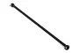 A black metal rear centre drive shaft for a Losi 5IVE-T 2.0 RC vehicle, shown against a plain white background.