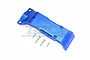 GPM Blue Aluminium E-Revo VXL 2.0 Rear Skid Plate Set ER2331R-B