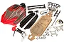 Rovan 5IVE-T to V5 Sports Conversion Kit w/ Painted Red/Black Body Shell 871162A