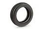 A single black ARRMA dBoots Multirib 2.2 inch front RC buggy tyre shown from an angled perspective against a white background.