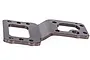 A gunmetal grey aluminium upper centre differential plate for a Rovan Baja RC vehicle, shown against a white background.
