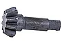 A steel 10-tooth spiral cut differential pinion gear for an RC vehicle, shown against a plain white background.