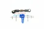 GPM Blue Aluminium Rustler 4x4 25T Servo Horn w/ Spring Steel Steering Linkage RUS416025ST-B