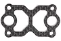 A flat, carbon fiber servo mount plate with a distinct X-shaped cutout design and four mounting holes, isolated on a white background.