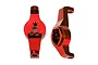 Traxxas Red Aluminium TRX-4 Left & Right Portal Drive Caster Blocks 8232R