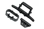 Traxxas Rustler 4x4 Rear Bumper/Bumper Mount (Black) 6737