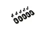 Losi 5IVE-T 2.0 Black Engine Mount Inserts & Screws (18T) 5pcs LOS252099