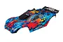Traxxas Rustler 4x4 VXL Red Body Shell w/Decal Sheet and Body Mounts 6717R