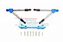 GPM Blue Aluminium Traxxas Rustler 4x4 Front Upper Suspension Arms w/ Stabilizer RUS4049F-B