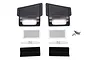 GPM Racing fender vent kit for Traxxas TRX-4 Defender, including black plastic vents, silver mesh inserts, and mounting screws.