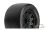 Pro-Line 2.8" Prime Street Tyres on Black Raid Rims - Glued Wheels 2Pcs 10116-10